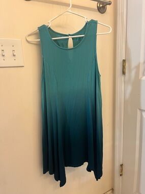 TORRID 00 Blue ombré tunic soft knits collection